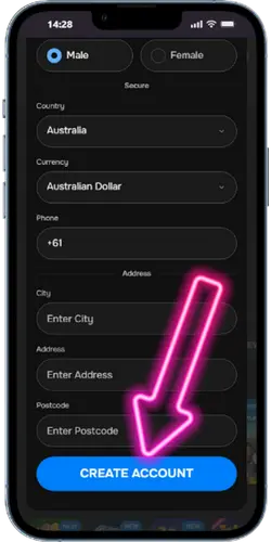MrPunter Casino Personal Details Registration